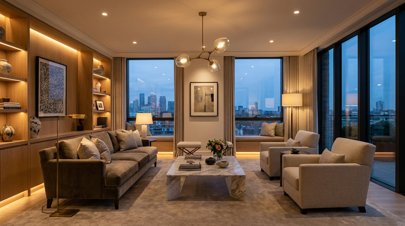 Daley Electrical Services electrician fitting modern lighting